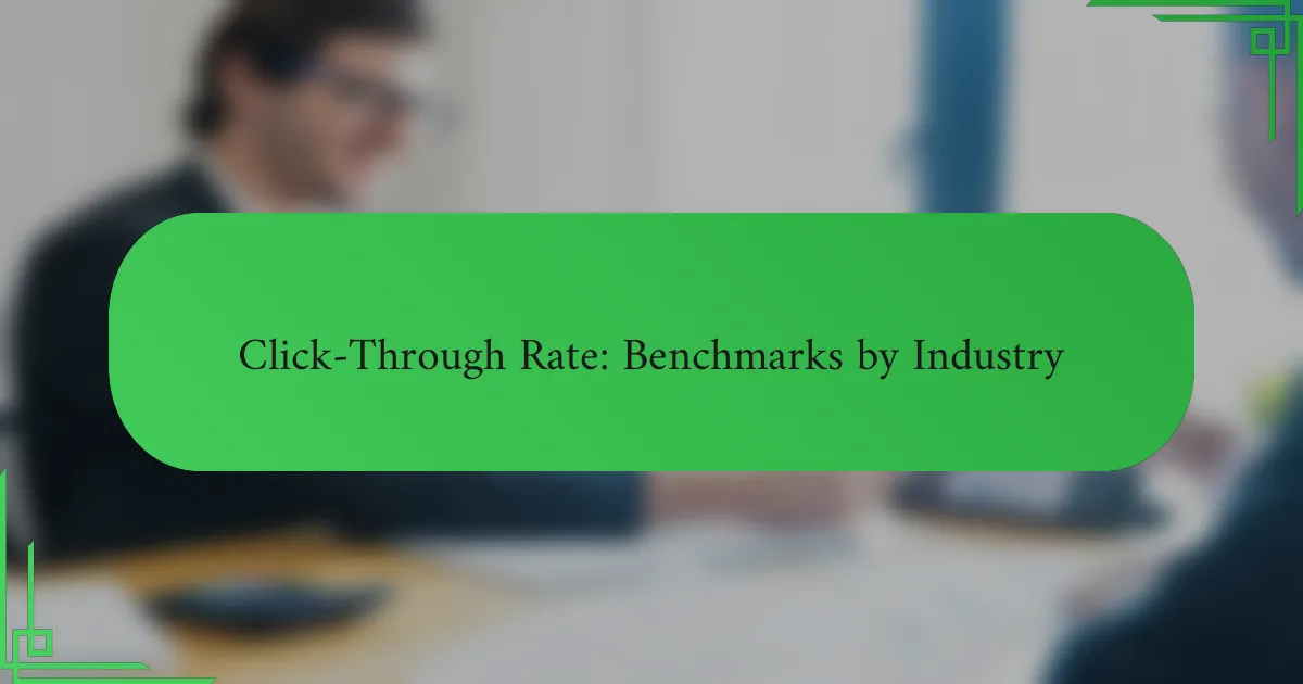 Click-Through Rate: Benchmarks by Industry