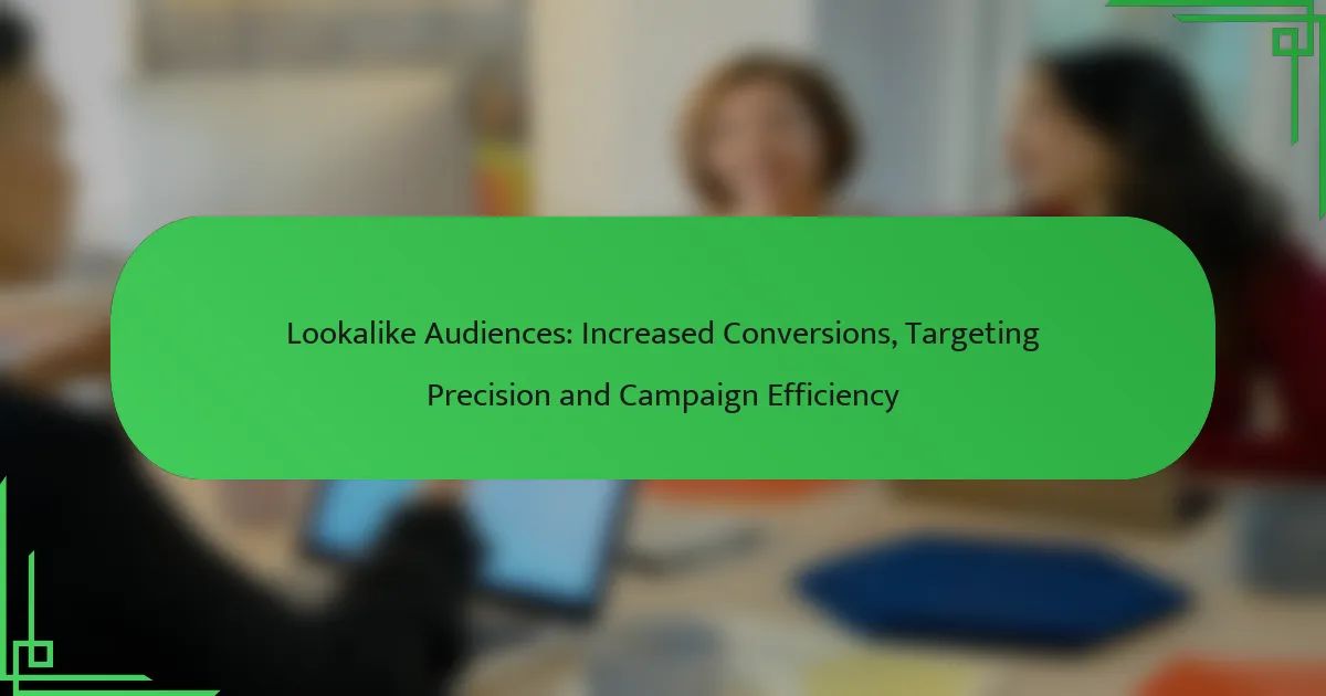 Lookalike Audiences: Padidėjęs konversijų skaičius, taikymo tikslumas ir kampanijos efektyvumas